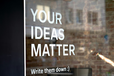 An image displaying "Your ideas matters"