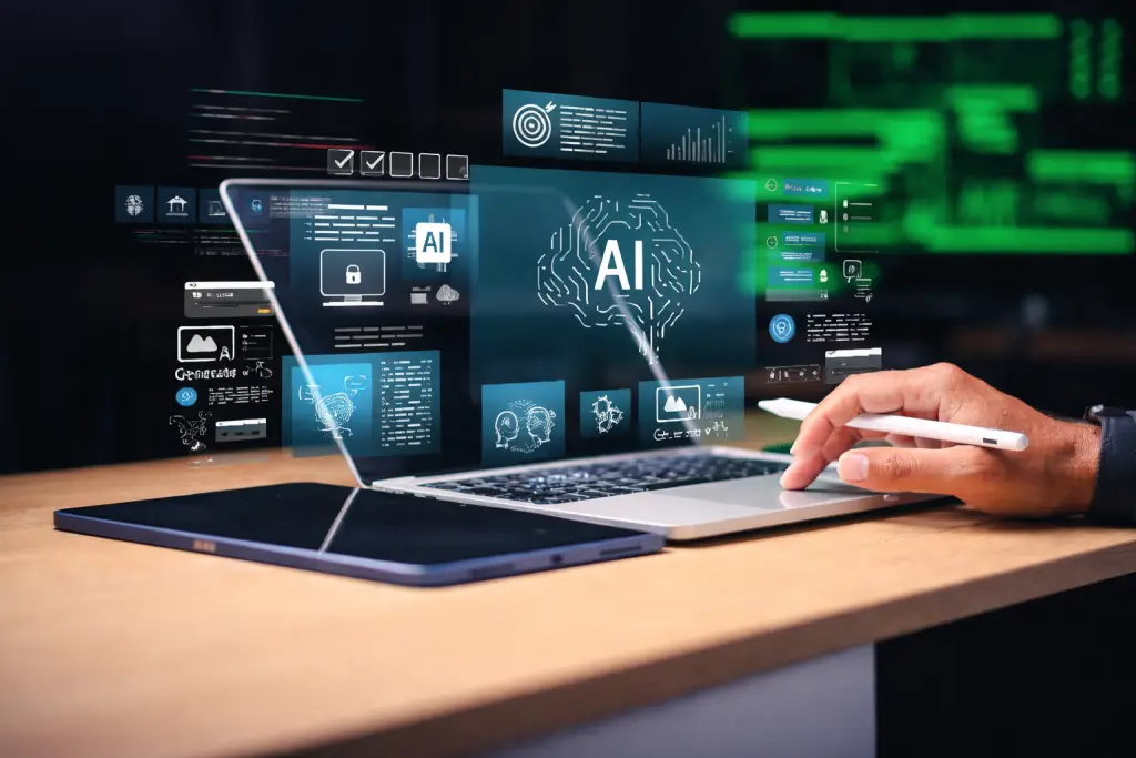 AI interface in action, What Skills Will Survive AI