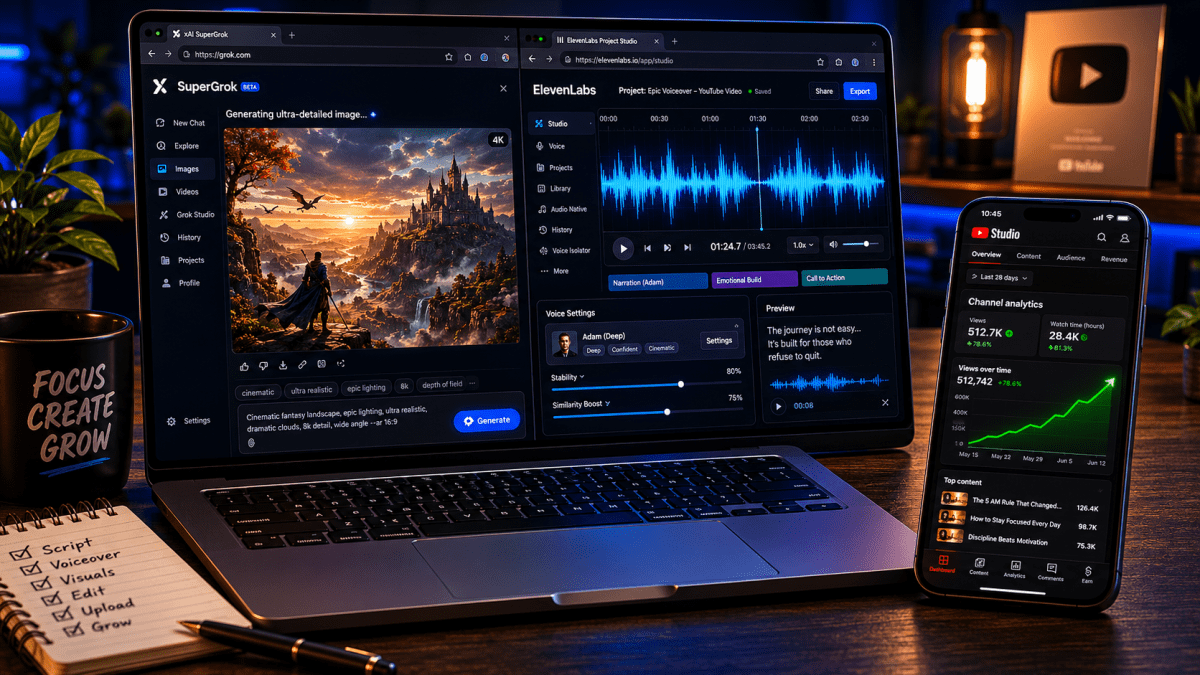 Image of video Editing and creation with SuperGrok.