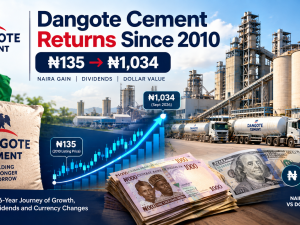Dangote Cement Returns Since 2010: What ₦135,000 Became