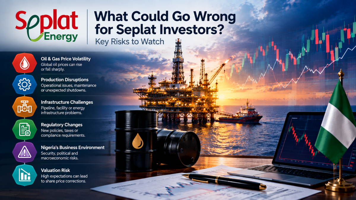 Seplat Energy investor risks including oil price volatility, production disruptions and valuation risk