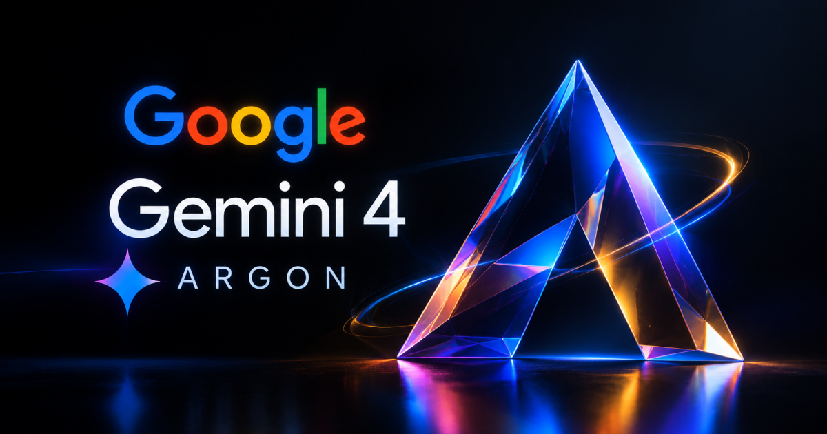 Generated image of Google's Gemini 4 Argon