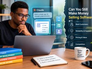 AI-assisted app development and the challenges of making money selling software.